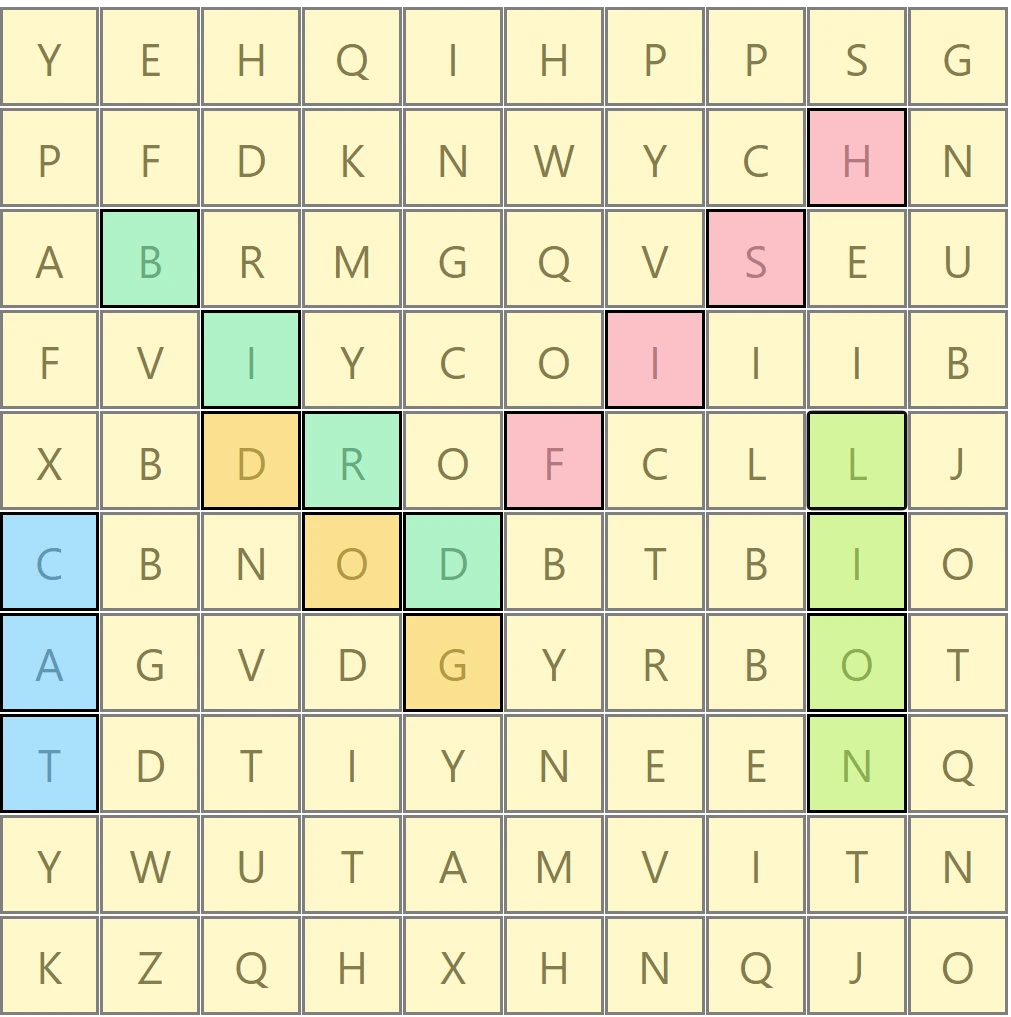Thai Vocabulary Reading Word Search